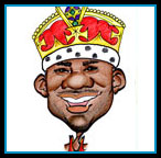 Lebron James caricature
