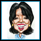 Oprah Winfrey caricature